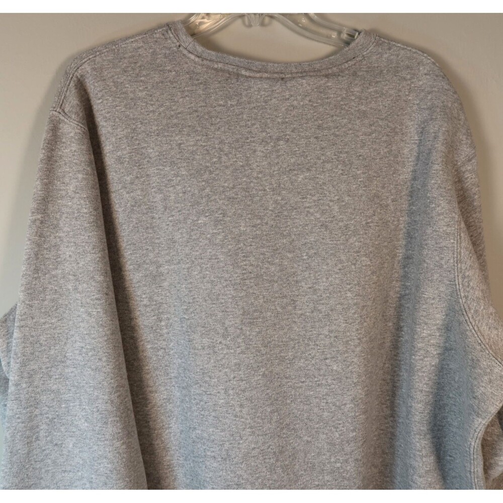 Clemson Tigers Nike Center Swoosh Gray fleece Crew Sweatshirt Mens 3XL EUC - Picture 6 of 10